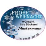 Weihnachtsaufkleber