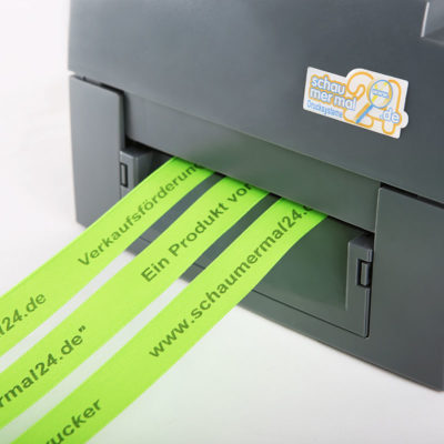 Schleifendrucker zum bedrucken von verschiedenen Schleifen
