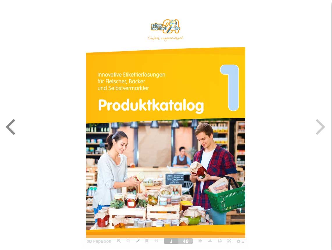 Blättern Sie im neuen Schaumermal24 Produktkatalog für Metzger, Bäcker und Selbstvermarkter.