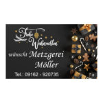 fertig bedruckte Weihnachtsetiketten