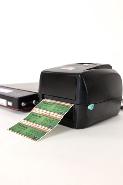 Etikettendrucker mit Waage und Software für Metzger