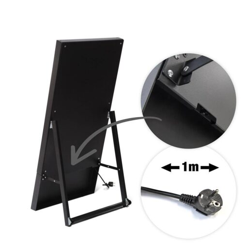 Hochauflösendes Display für Werbung im digitalen Kundenstopper