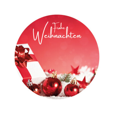 moderne Weihnachtsetiketten zum selber bedrucken