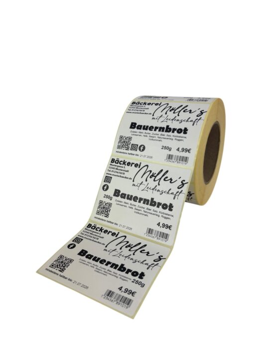 Etiketten 100x80mm
